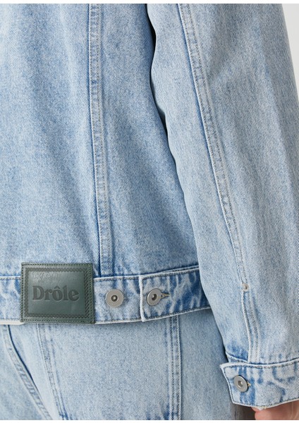 Delavee Açık Mavi Denim Ceket