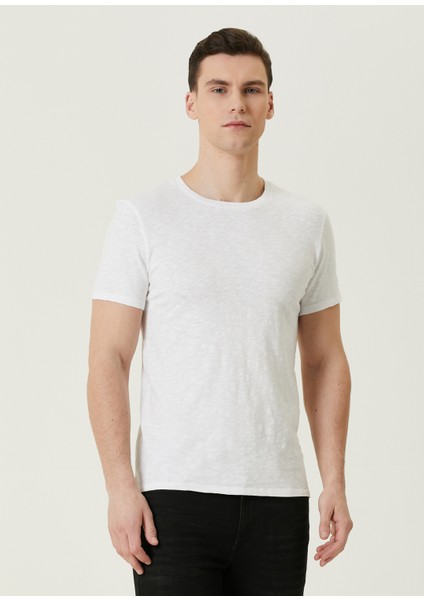 Bysapick Beyaz Basic T-Shirt