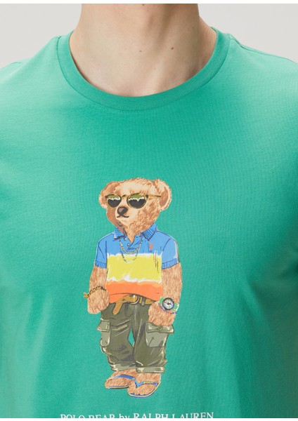 Yeşil Logo Baskılı T-Shirt indirimleri