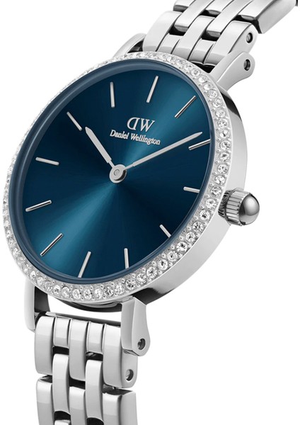 DW00600664 Gümüş Petite Lumine Bezel 5-Link Arctic S Kadın Kol Saati