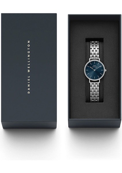 DW00600664 Gümüş Petite Lumine Bezel 5-Link Arctic S Kadın Kol Saati