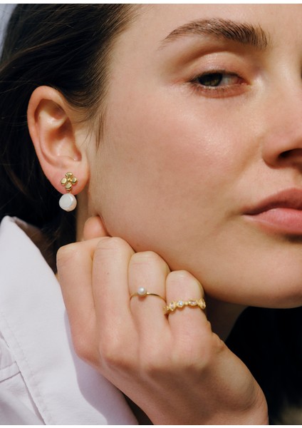 Aurora Swarovski Taşlı 24 Ayar Altın Kaplama Kadın Yüzük fiyatları