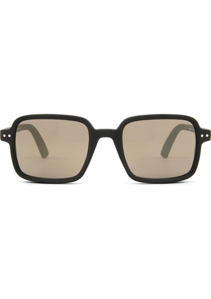 The Squared Kahverengi Asetat Unisex Güneş Gözlüğü