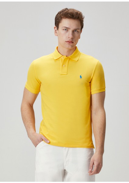 Sarı Polo Yaka T-Shirt