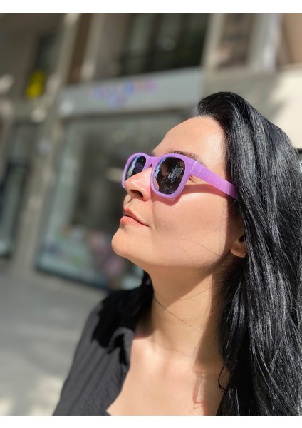 Wayfarer Model Glittered Punky Aynalı Kadın Güneş Gözlüğü