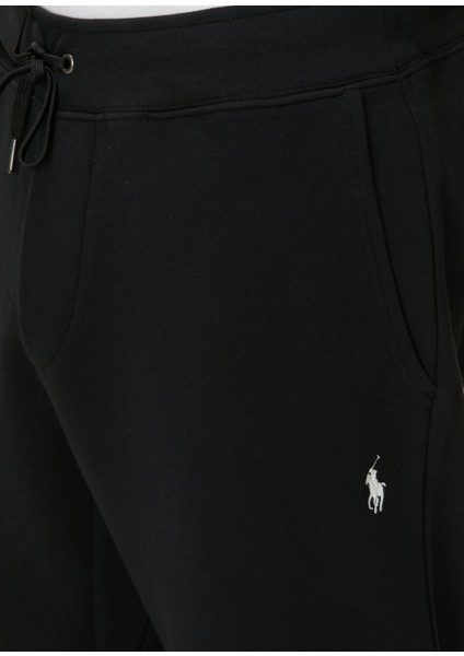 Siyah Beli Kordonlu Jogger Eşofman Altı