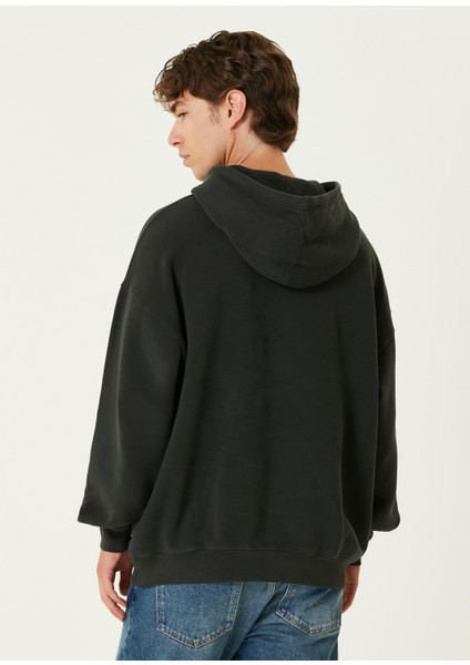 Izubird Koyu Gri Kapüşonlu Sweatshirt fırsatları