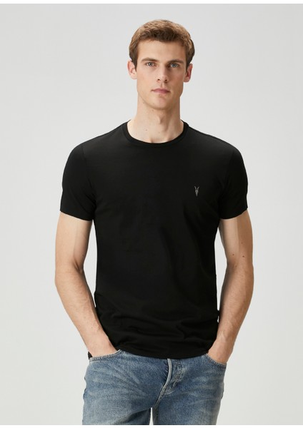 Tonic Siyah Organik Pamuk T-Shirt