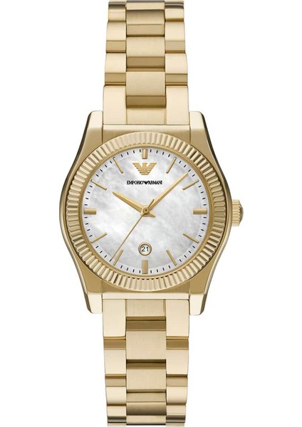 AR11657 Altın Rengi Çelik Kadın Kol Saati