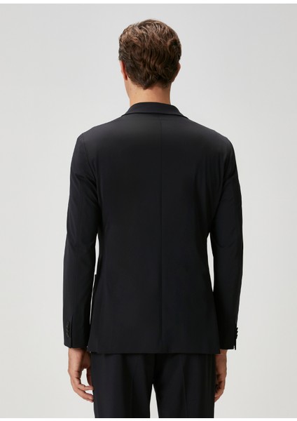 Drop 8 4WAY Stretch Siyah Ceket