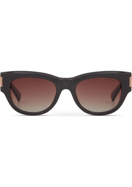 Ds 2352 C3 Cat Eye Koyu Kahve Asetat Kadın Güneş Gözlüğü