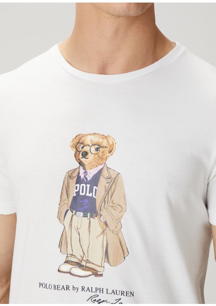 Beyaz Logo Baskılı T-Shirt indirimleri