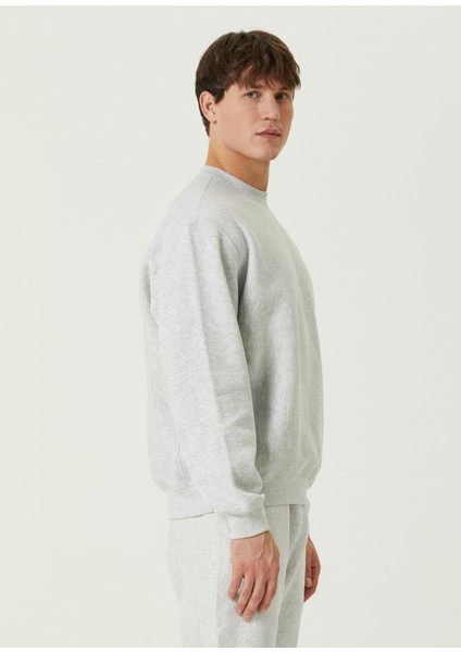 Gri Logolu Sweatshirt