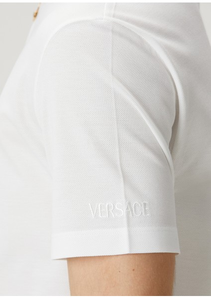 Beyaz Polo Yaka T-Shirt