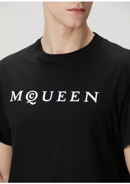 Siyah Logo Baskılı T-Shirt indirimleri