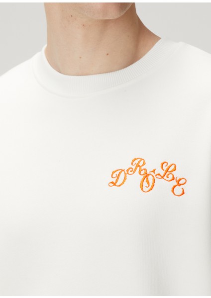 Beyaz Logo Nakışlı Sweatshirt indirimleri