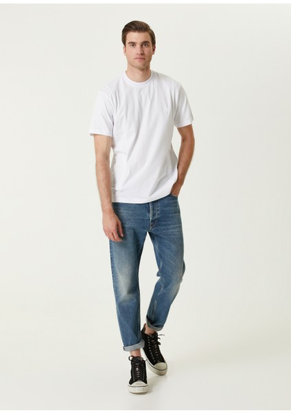 Beyaz Logo Baskılı T-Shirt fiyatları