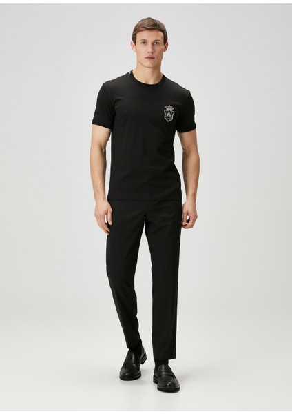 Siyah Logo Patchli T-Shirt fiyatları