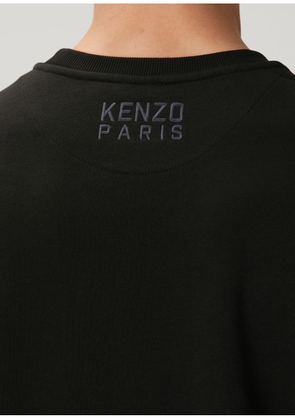 Siyah Logo Detaylı Sweatshirt