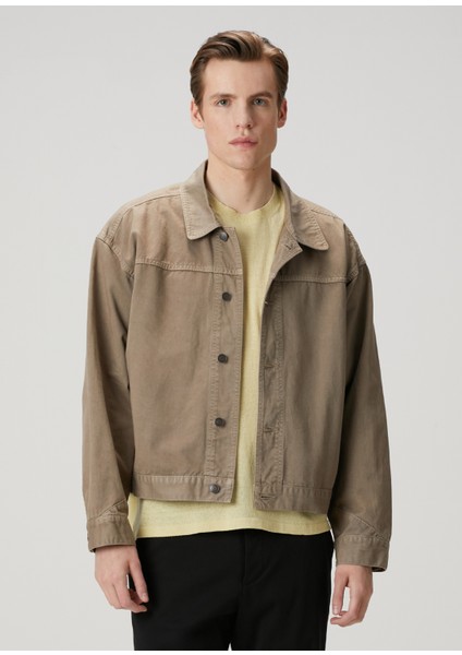 Marcus Bej Denim Ceket
