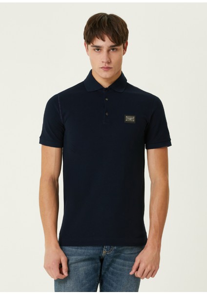 Lacivert Polo Yaka T-Shirt