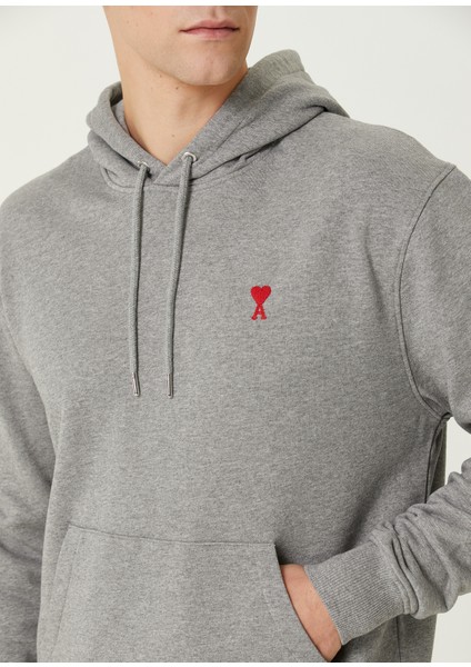 Gri Logo Nakışlı Sweatshirt indirimleri