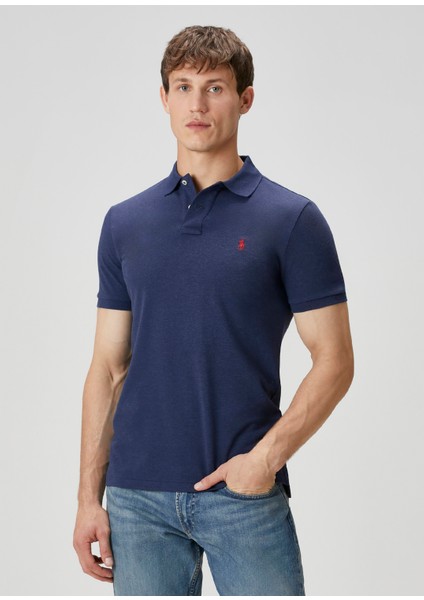 Lacivert Polo Yaka T-Shirt