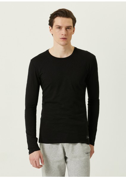 Bobo Siyah Uzun Kollu T-Shirt