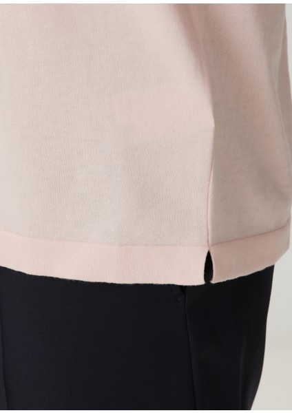 Açık Pembe Basic T-Shirt