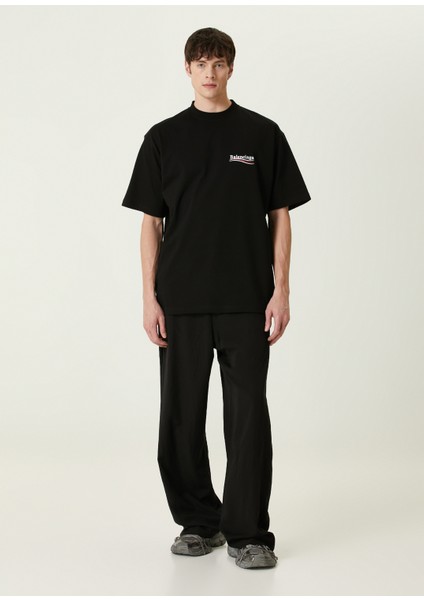 Siyah Logolu T-Shirt