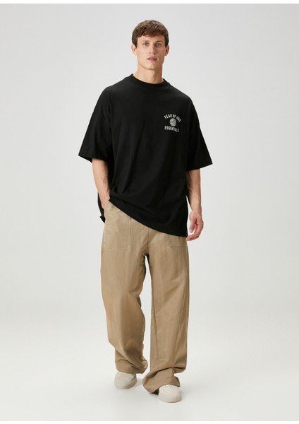 Siyah Logo Baskılı T-Shirt fiyatları