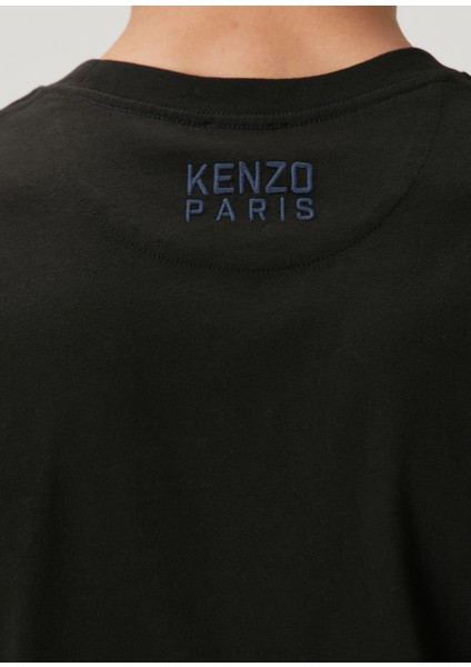 Siyah Logo Detaylı T-Shirt