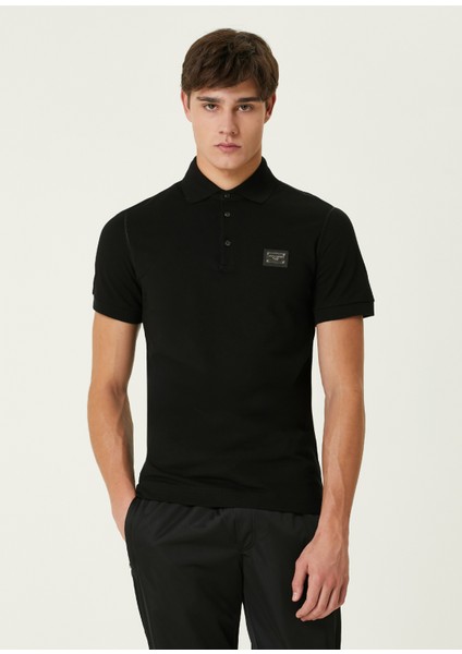 Siyah Polo Yaka T-Shirt