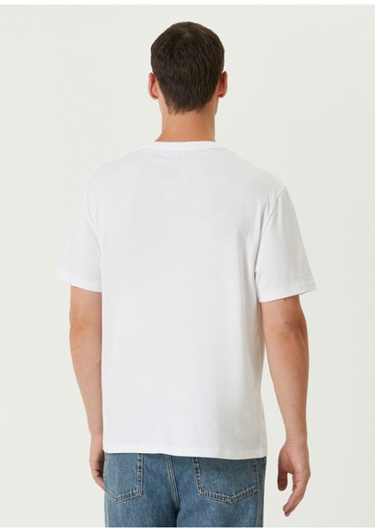 Relaxed Fit Beyaz T-Shirt fırsatları