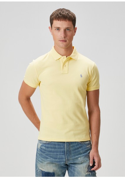 Sarı Polo Yaka T-Shirt