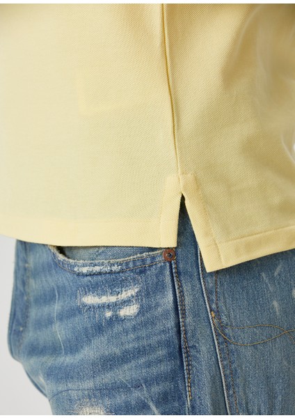 Sarı Polo Yaka T-Shirt