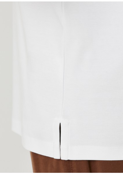 Beyaz Polo Yaka T-Shirt