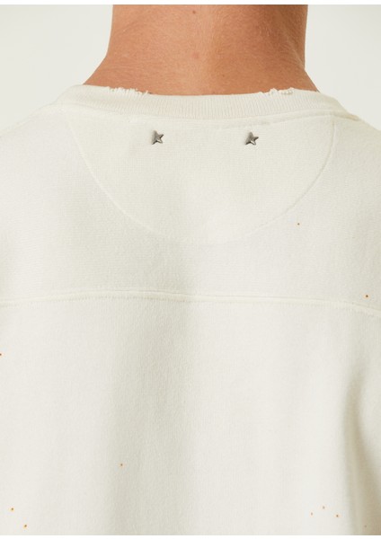 Siyah Beyaz Logo Baskılı T-Shirt