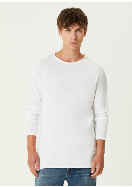 Sonoma Beyaz Uzun Kollu T-Shirt