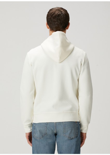 Naturel Kapüşonlu Sweatshirt