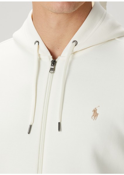 Naturel Kapüşonlu Sweatshirt
