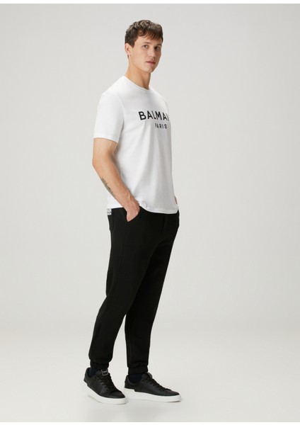 Beyaz Logo Baskılı T-Shirt fiyatları
