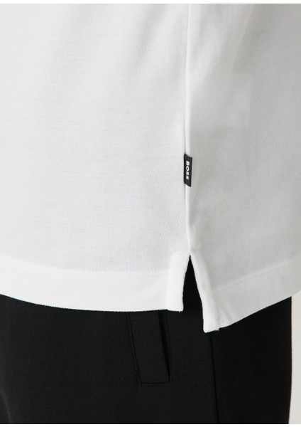Beyaz Polo Yaka T-Shirt