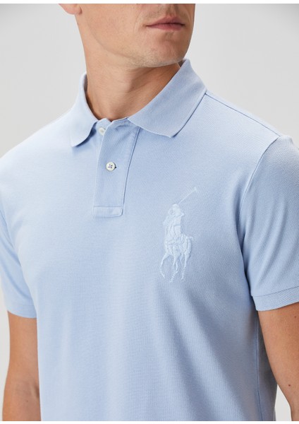 Açık Mavi Polo Yaka T-Shirt indirimleri
