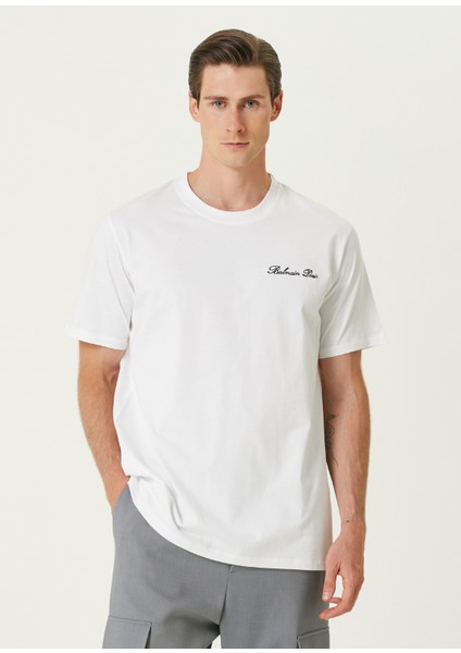 Beyaz Organik Pamuk T-Shirt