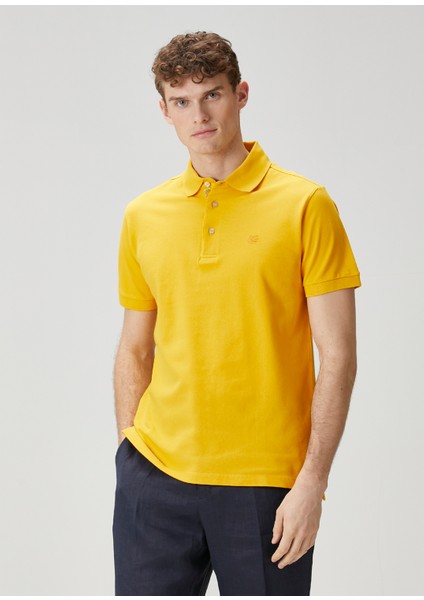 Sarı Polo Yaka T-Shirt