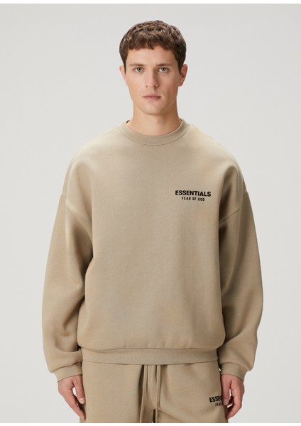 Taba Logo Baskılı Sweatshirt