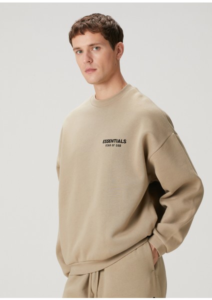 Taba Logo Baskılı Sweatshirt modelleri