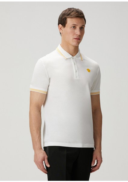 Beyaz Polo Yaka T-Shirt modelleri