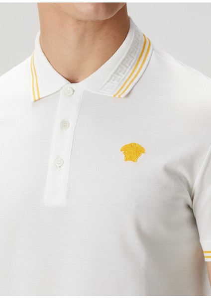 Beyaz Polo Yaka T-Shirt indirimleri